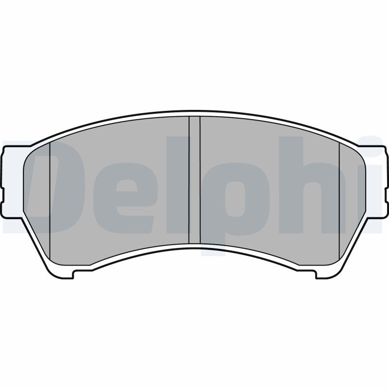 DELPHI LP2111 Brake Pad Set, disc brake