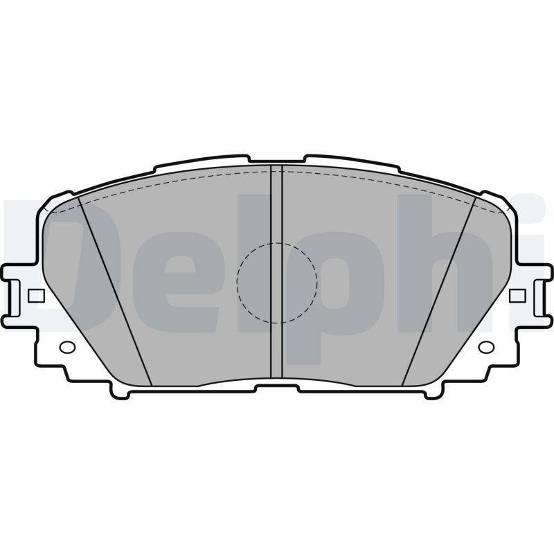 DELPHI LP2123 Brake Pad Set, disc brake