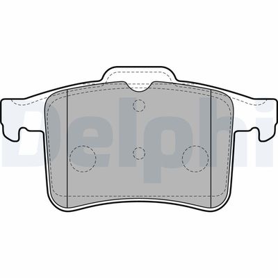 Brake Pad Set, disc brake DELPHI LP2179