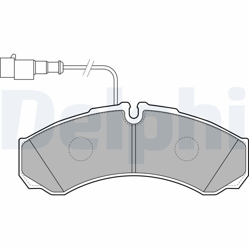 DELPHI LP2185 Brake Pad Set, disc brake