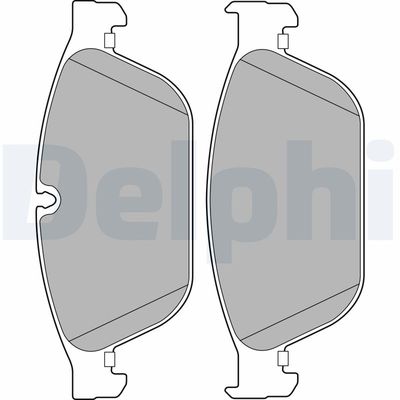 Brake Pad Set, disc brake DELPHI LP2239