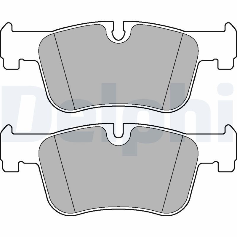 DELPHI LP2285 Brake Pad Set, disc brake