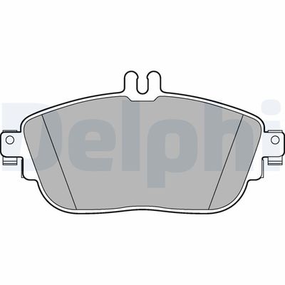 Brake Pad Set, disc brake DELPHI LP2441