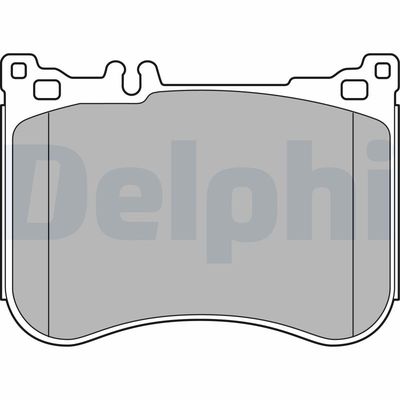 Brake Pad Set, disc brake DELPHI LP2445