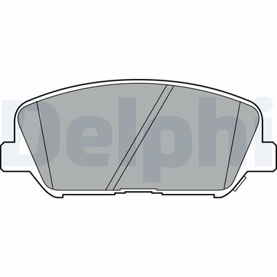 Brake Pad Set, disc brake DELPHI LP2477