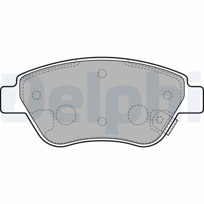 Brake Pad Set, disc brake DELPHI LP2478