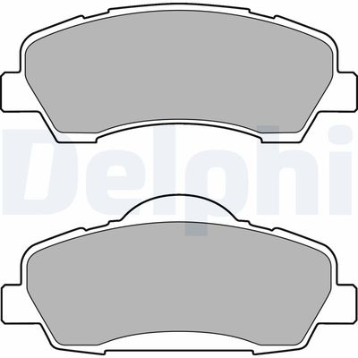 Brake Pad Set, disc brake DELPHI LP2485