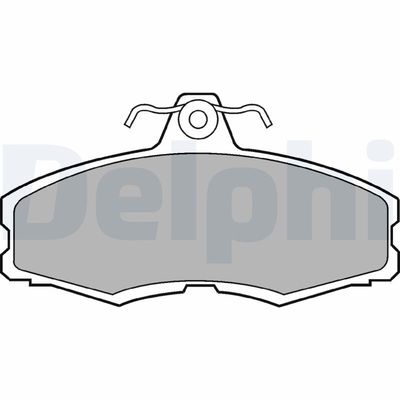 Brake Pad Set, disc brake DELPHI LP250