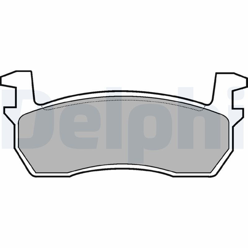 DELPHI LP259 Brake Pad Set, disc brake