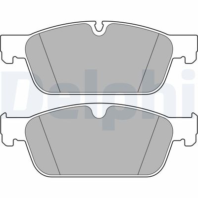 Brake Pad Set, disc brake DELPHI LP2705