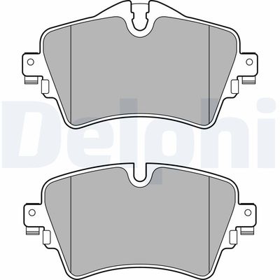 Brake Pad Set, disc brake DELPHI LP2717