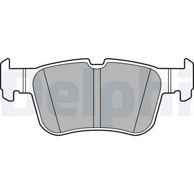 Brake Pad Set, disc brake DELPHI LP3151