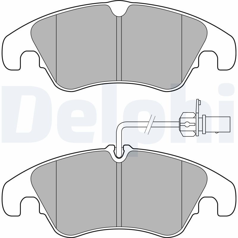 DELPHI LP3152 Brake Pad Set, disc brake