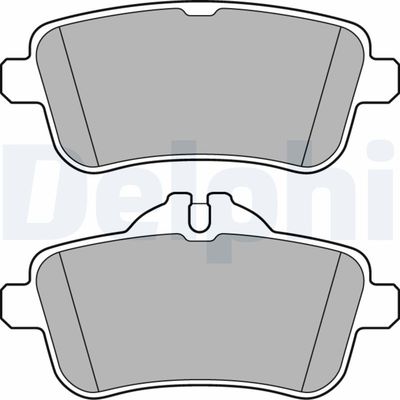 Brake Pad Set, disc brake DELPHI LP3159