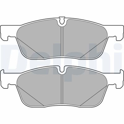 Brake Pad Set, disc brake DELPHI LP3166