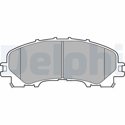 Brake Pad Set, disc brake DELPHI LP3183