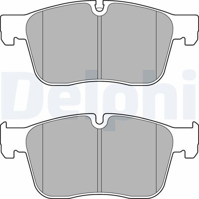 Brake Pad Set, disc brake DELPHI LP3187