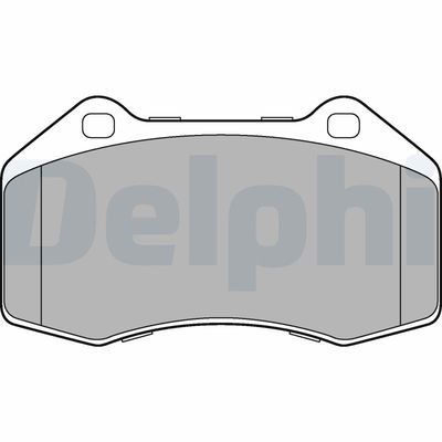 Brake Pad Set, disc brake DELPHI LP3195