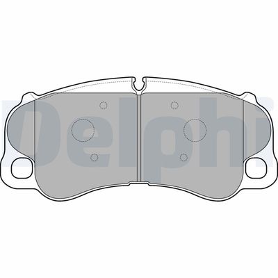 Brake Pad Set, disc brake DELPHI LP3233