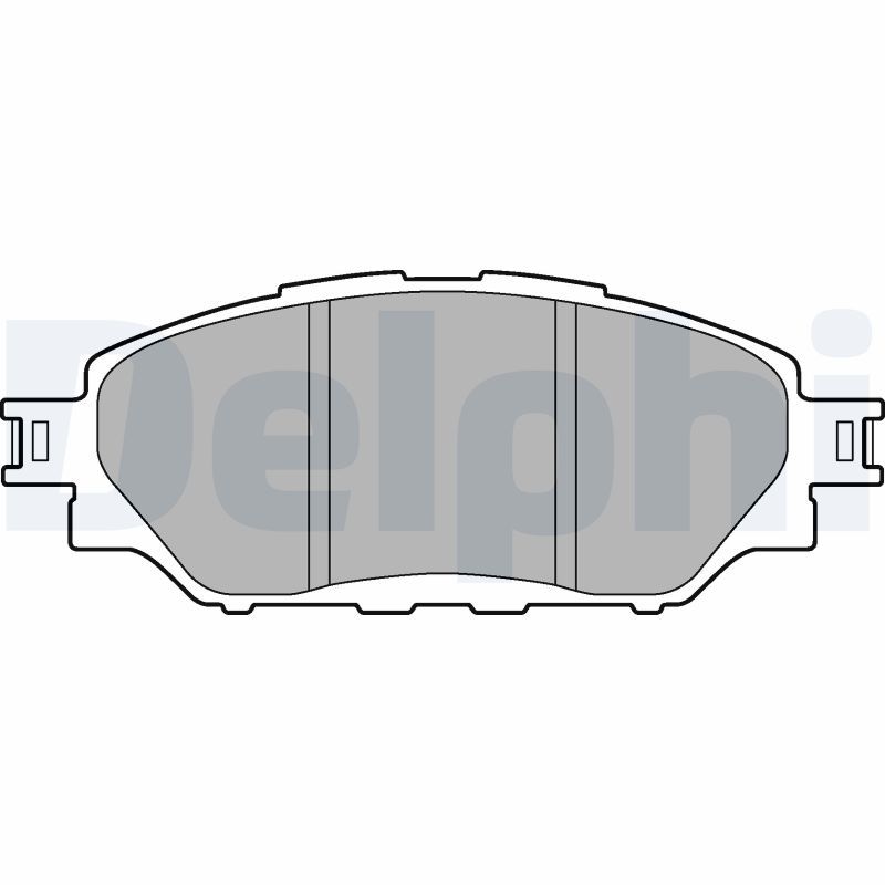 DELPHI LP3250 Brake Pad Set, disc brake