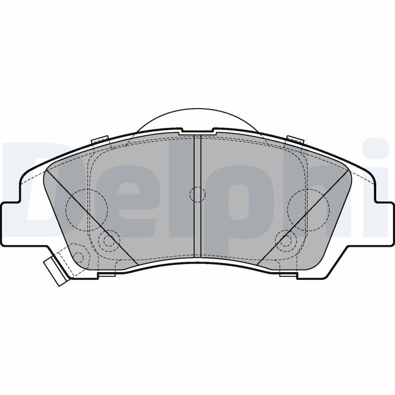 DELPHI LP3265 Brake Pad Set, disc brake