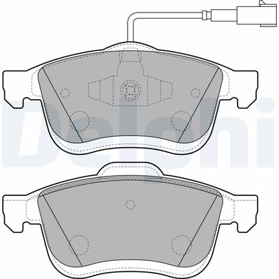 Brake Pad Set, disc brake DELPHI LP3270