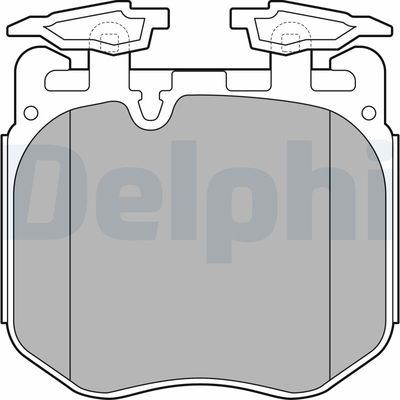 Brake Pad Set, disc brake DELPHI LP3304