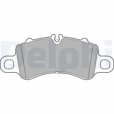 Brake Pad Set, disc brake DELPHI LP3308