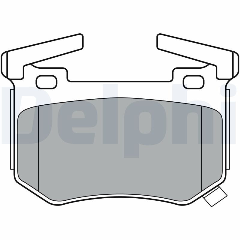 DELPHI LP3397 Brake Pad Set, disc brake