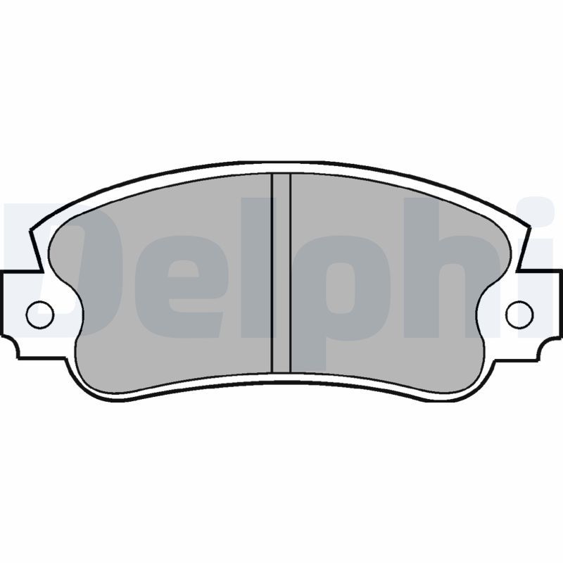 DELPHI LP353 Brake Pad Set, disc brake