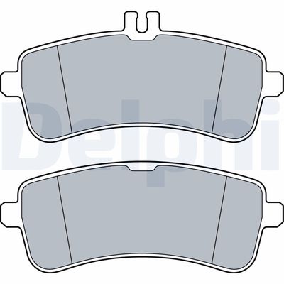 Brake Pad Set, disc brake DELPHI LP3542