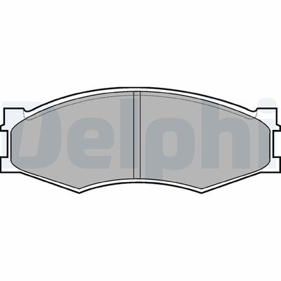 Brake Pad Set, disc brake DELPHI LP358