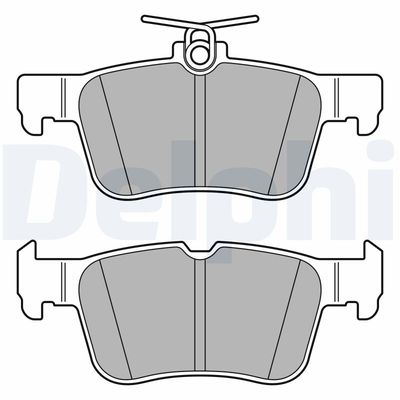 Brake Pad Set, disc brake DELPHI LP3590