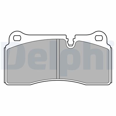 Brake Pad Set, disc brake DELPHI LP3595