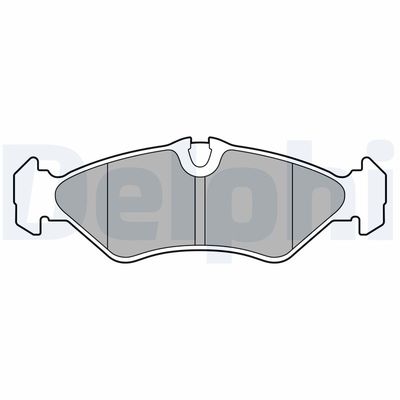 Brake Pad Set, disc brake DELPHI LP3664