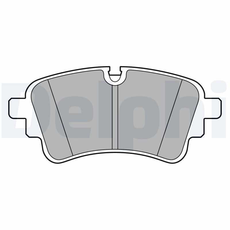 DELPHI LP3670 Brake Pad Set, disc brake