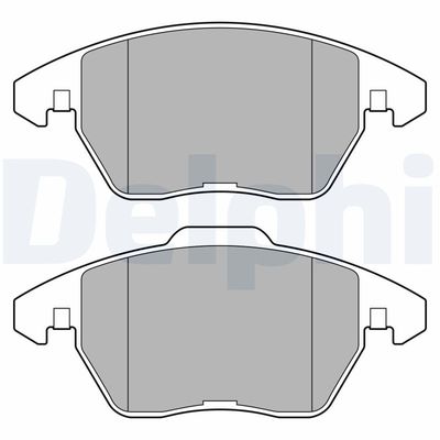 Brake Pad Set, disc brake DELPHI LP3684