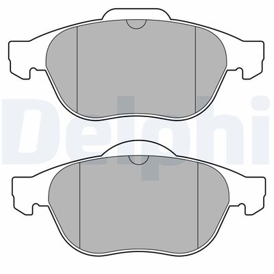 Brake Pad Set, disc brake DELPHI LP3691