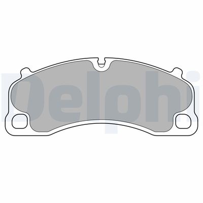 Brake Pad Set, disc brake DELPHI LP3729