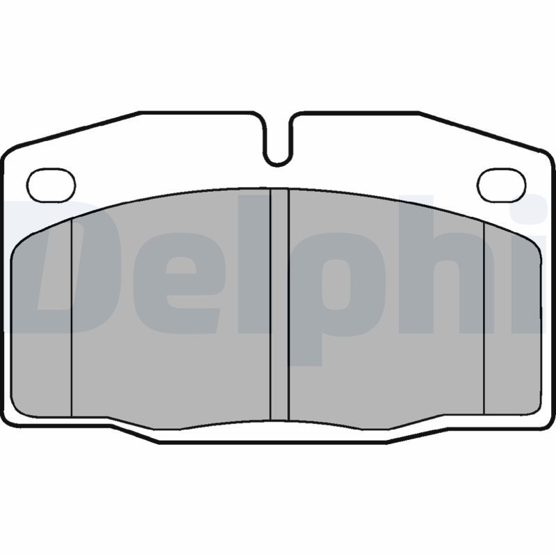 DELPHI LP415 Brake Pad Set, disc brake