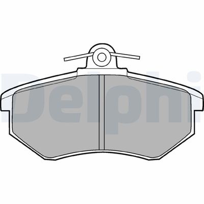 Brake Pad Set, disc brake DELPHI LP424