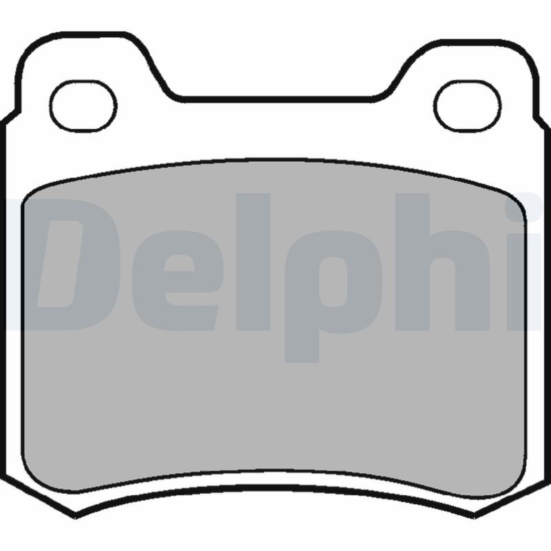 DELPHI LP440 Brake Pad Set, disc brake