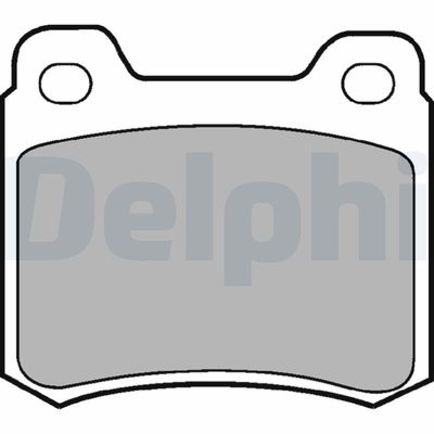 Brake Pad Set, disc brake DELPHI LP440