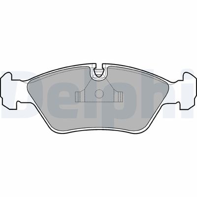 Brake Pad Set, disc brake DELPHI LP441