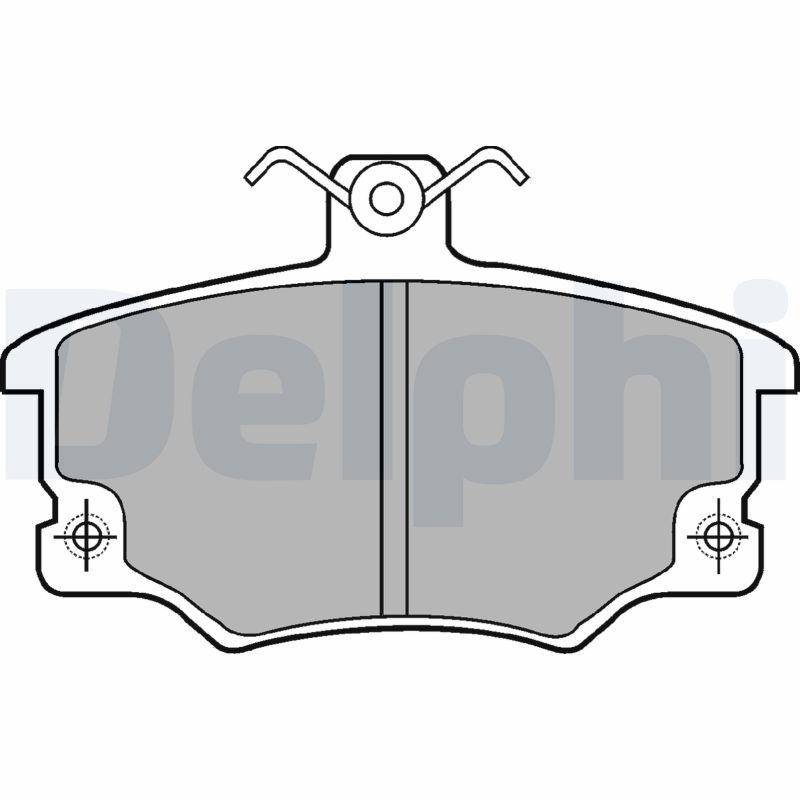 DELPHI LP459 Brake Pad Set, disc brake