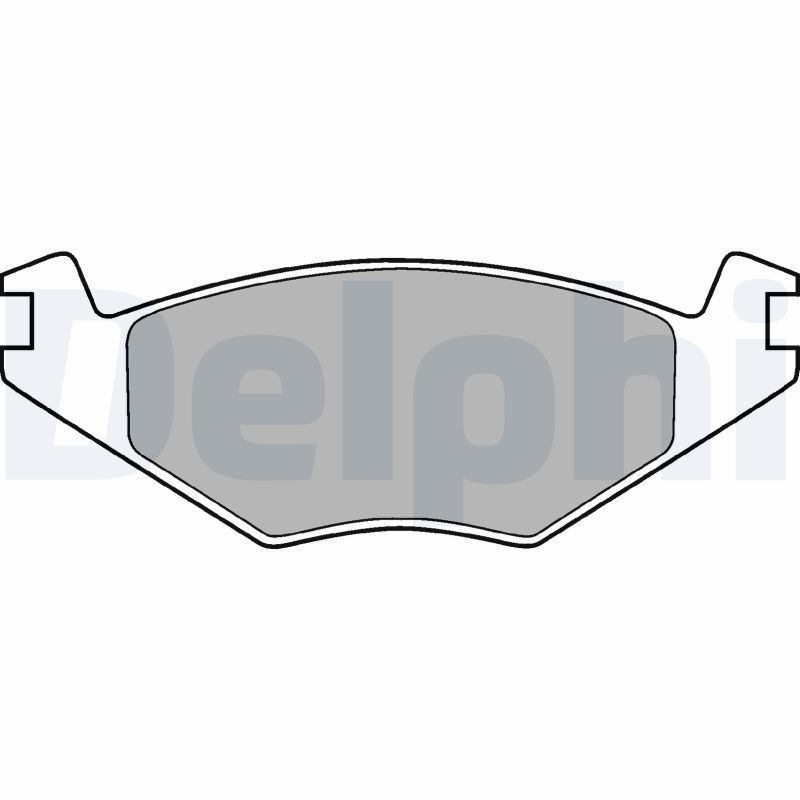 DELPHI LP505 Brake Pad Set, disc brake