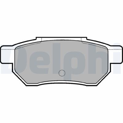 Brake Pad Set, disc brake DELPHI LP562