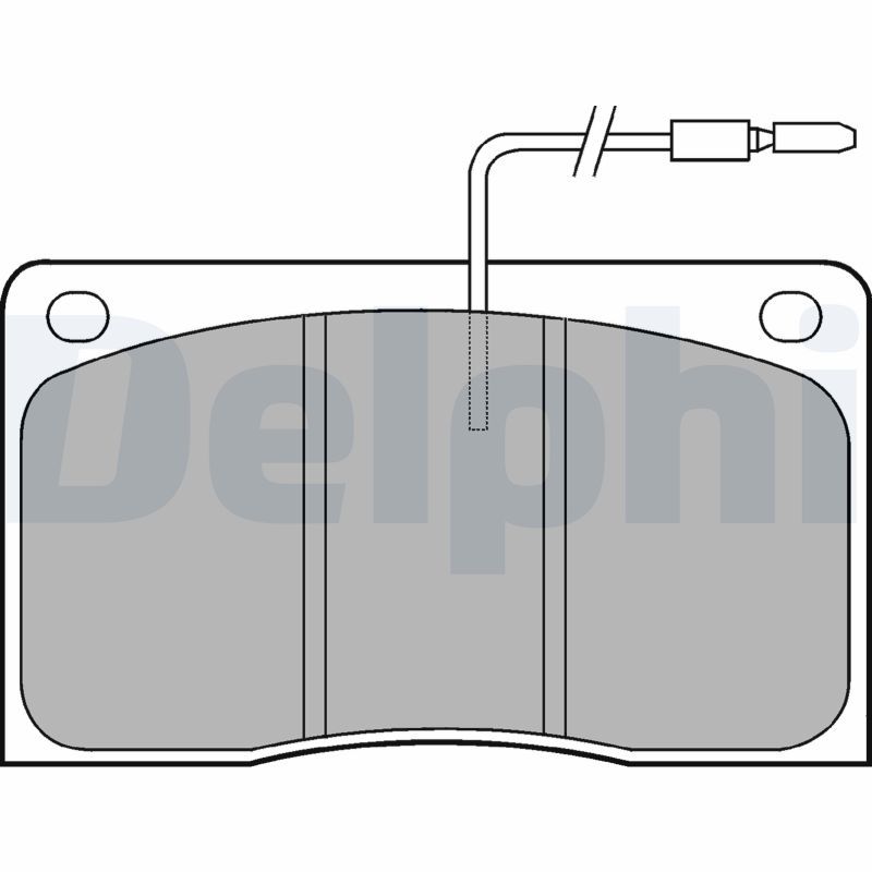 DELPHI LP568 Brake Pad Set, disc brake