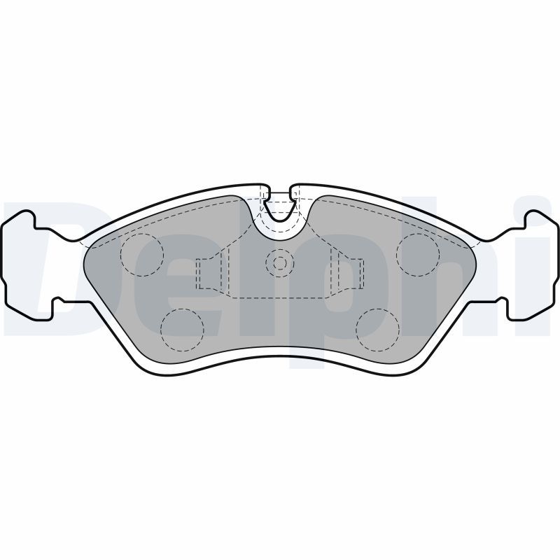 DELPHI LP585 Brake Pad Set, disc brake