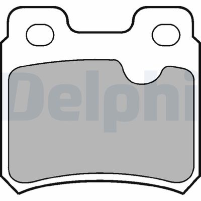 Brake Pad Set, disc brake DELPHI LP586